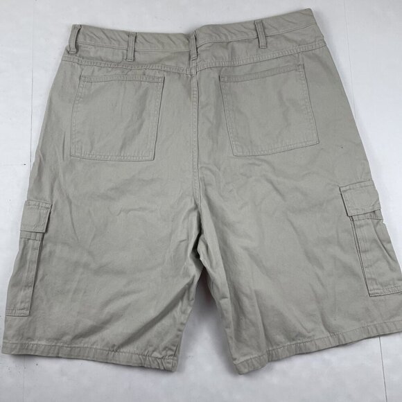 Wrangler Cargo Shorts Men’s 40 Flat Front Beige Lightweight Cotton Hike Outdoors - Picture 2 of 8